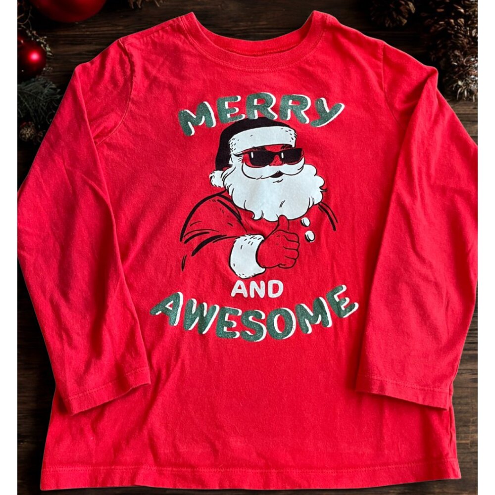 Carter’s Boys Graphic Long-Sleeve T-Shirt – Size 7